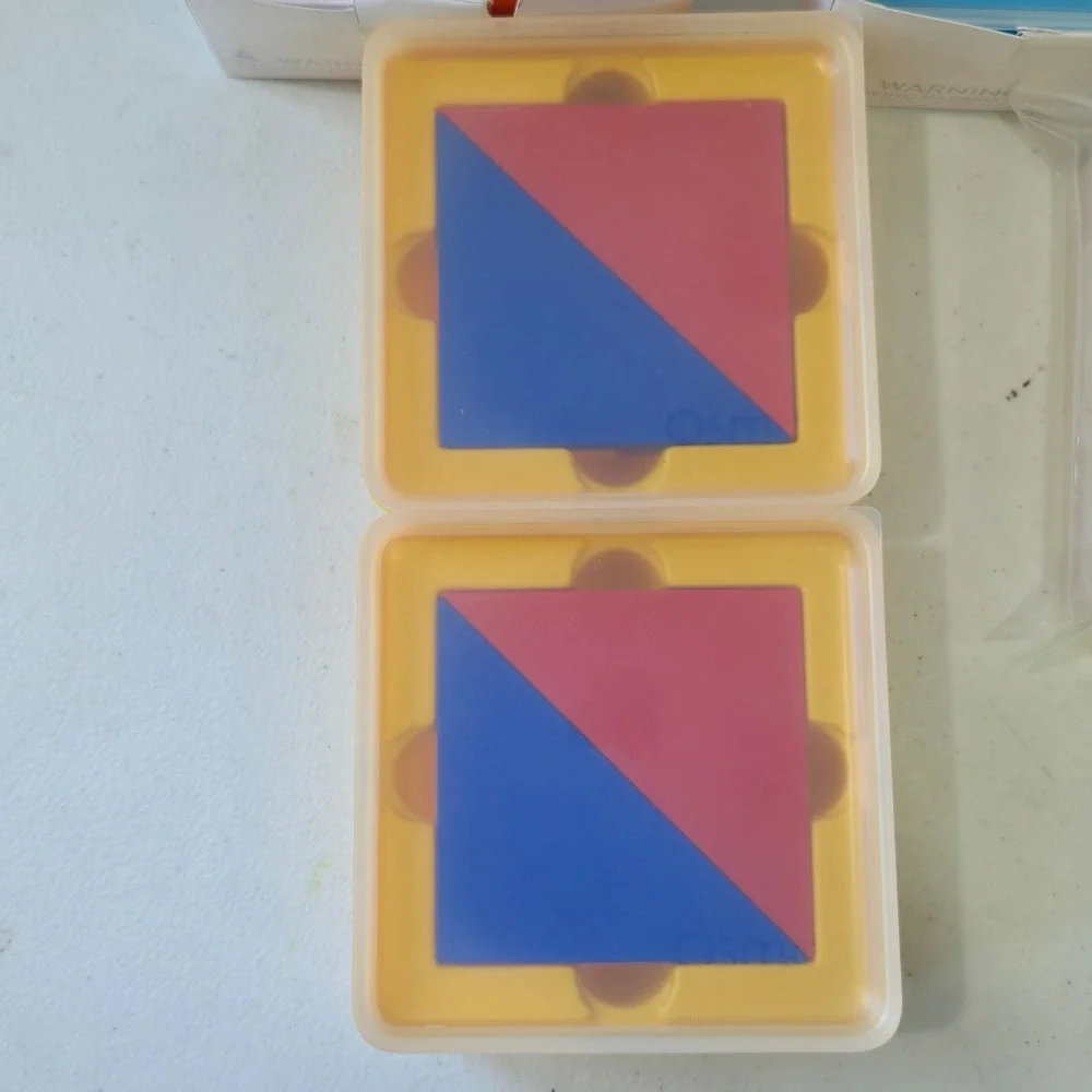 Osmo Numbers Words Tangram Tiles & EAI Education Fraction Fluency Squares Lot
